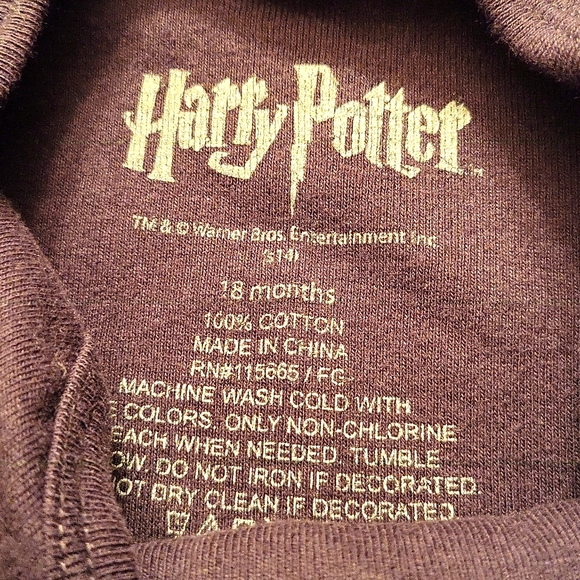 Harry Potter "Muggle" onesie/bodysuit - Picture 2 of 3